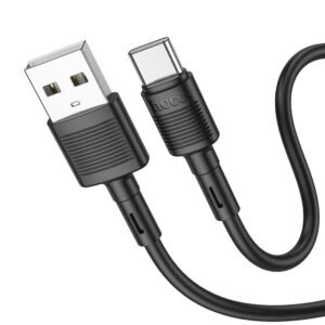 HOCO X83 cable USB A  to Type C 3A 1 m black