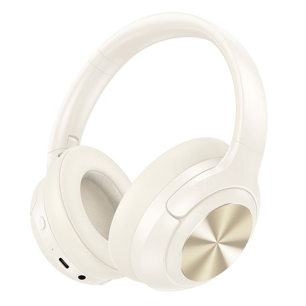 Hoco W54 wireless headphones bluetooth ANC White