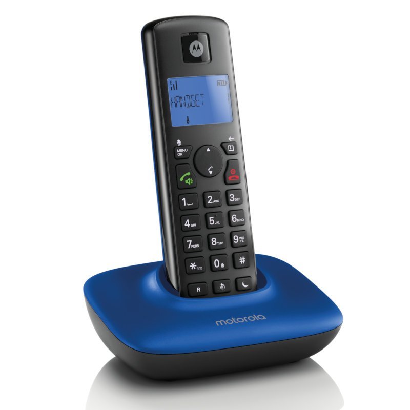 Motorola T401+ Blue (Ελληνικό Μενού) Ασύρματο τηλέφωνο