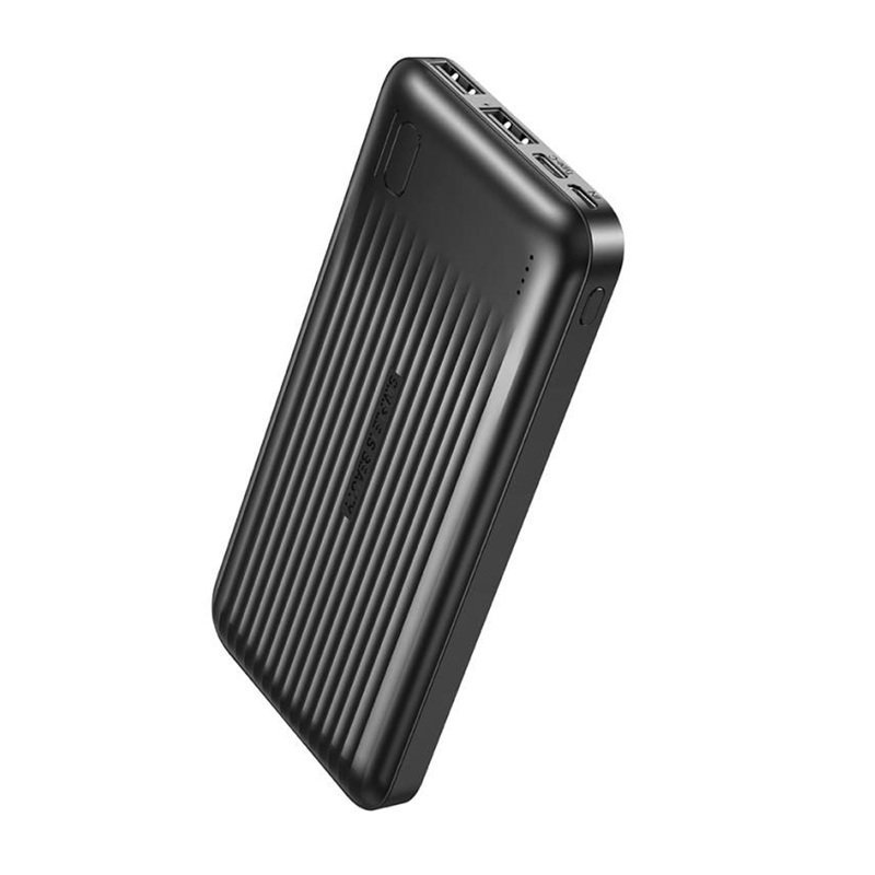 XO PB301 Power Bank 10000mAh με 2 Θύρες USB-A Μαύρο